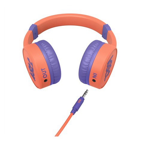 Energy Sistem Lol&Roll Pop Kids Headphones Orange (Music Share, Detachable Cable, 85 dB Volume Limit, Microphone) Energy Sistem - 4